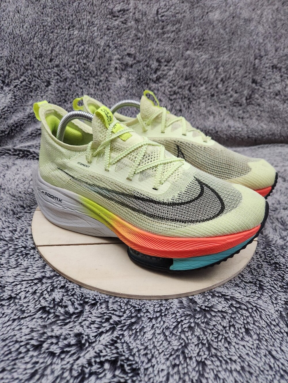 Nike Air Zoom Alphafly Next% Barely Volt Hyper Orange CZ1514-700 Men's Size 10